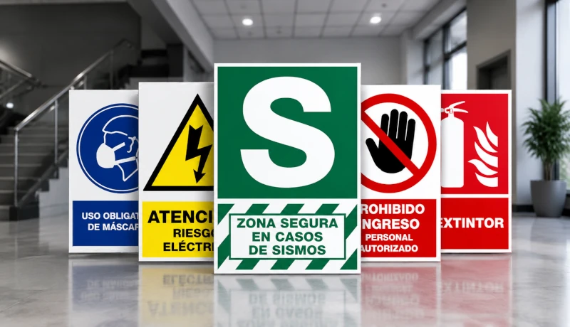 Señales de seguridad ordinarios según norma técnica peruana