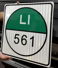 Señal informativa con lámina reflectiva 3M tipo IV