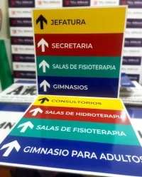 Señal vinil con base pvc celtex 5mm