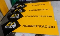 Letrero con base celtex 3mm para oficina  pictograma rotulado